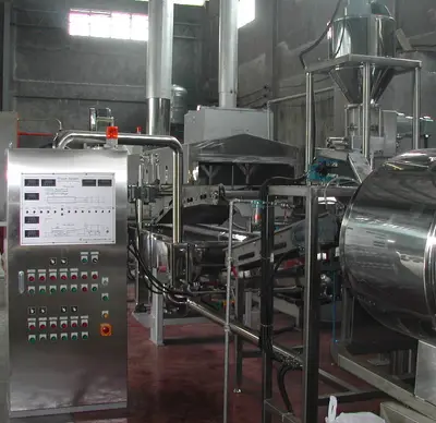 스넥튀김기 auto frying system